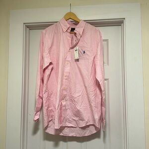 Ralph Lauren Pink Men’s Button Up Size L